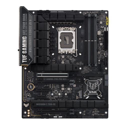 ASUS TUF GAMING Z790-PRO WIFI, Intel, LGA 1700, Intel® Celeron®, Intel® Core™ i3, Intel® Core™ i5, Intel® Core™ i7, Intel® Core™ i9,..., DDR5-SDRAM, 192 GB, DIMM